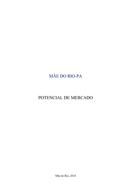 Mãe Do Rio-Pa Potencial De Mercado