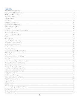 Contents Effects of the Commercial Revolution