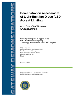 Demonstration Assessment of Light-Emitting Diode (LED) Accent Lighting