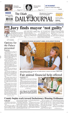 Jury Finds Mayor 'Not Guilty'