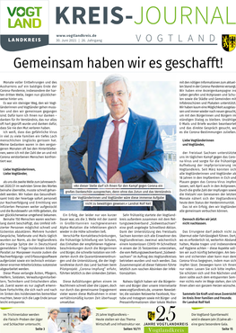 Kreis-Journal Vogtland Juni 2021