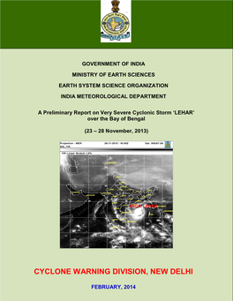 Cyclone Warning Division, New Delhi