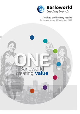 Barloworld Creating Value About Barloworld