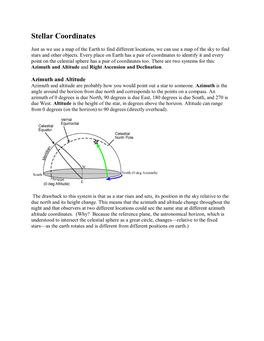 Two Systems of Stellar Coordinates