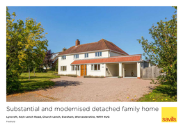 Substantial and Modernised Detached Family Home