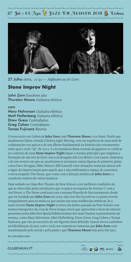 Stone Improv Night