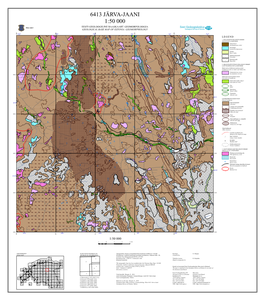 6413 Järva-Jaani 1:50 000 Eesti Geoloogiline Baaskaart