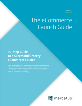 The Ecommerce Launch Guide