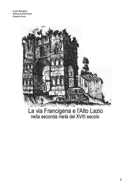 1. La Via Cassia-Francigena E L'alto Lazio Xviii