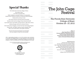 The John Cage Festival