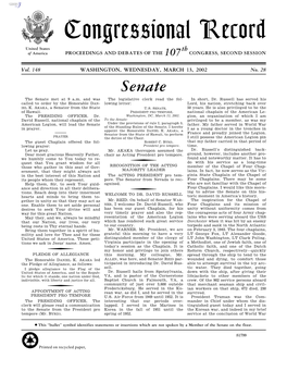 Senate Section