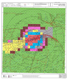 Colour Coded Zoning Map of Patna