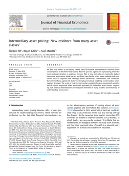 Intermediary Asset Pricing: New Evidence from Many Asset R Classes