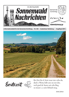 Informationsblatt Für Die Gemeinde Schöfweg - Nr