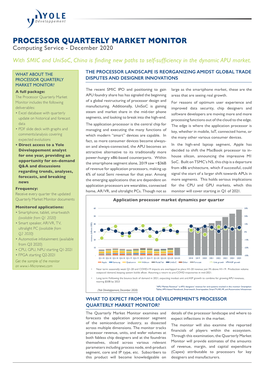 Processor Quarterly Market Monitor Q4