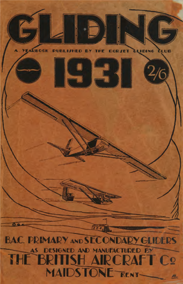 Gliding 1931