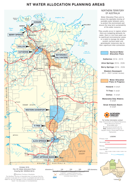 Nt Water Allocation Planning Areas