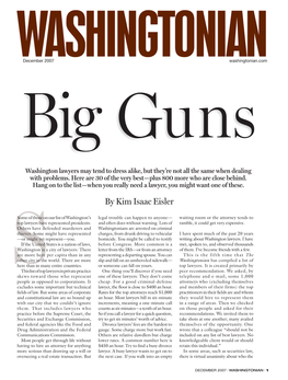 Washingtonian December 2007.Pdf