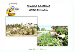 Commune D'estillac Livret D'accueil