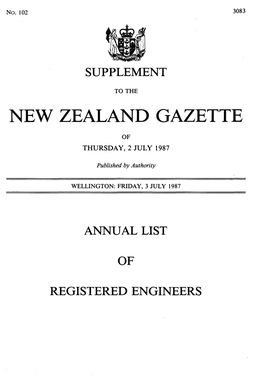 New Zealand Gazette