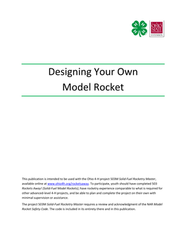 Designing Your Own Model Rocket
