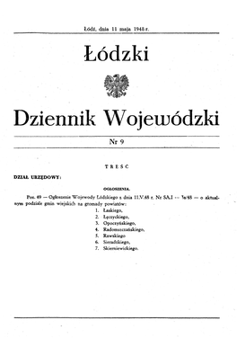 Dziennik Wojewódzki