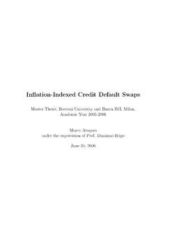 In Ation-Indexed Credit Default Swaps