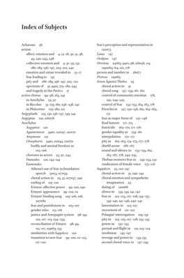 Index of Subjects