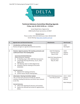 Delta RMP TAC Agenda Package 2019-07-19