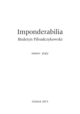 IMPONDERABILIA NR 5 2013.Vp:Corelventura