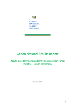 Gabon National Results Report