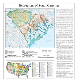 Level III and IV Ecoregions of South Carolina