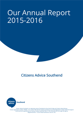 Our Annual Report 2015-2016