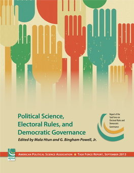 Political Science, Electoral Rules, and Democratic Governance