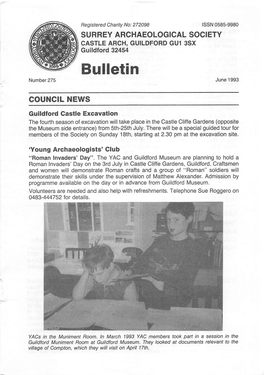 Bulletin N U M B E R 2 7 5 June 1993