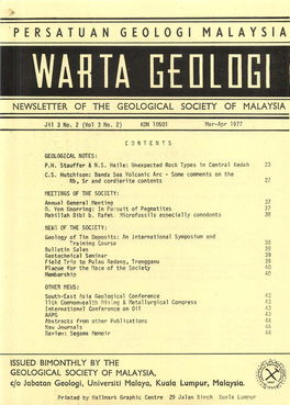 Per.Satuan Geologi .Malaysia