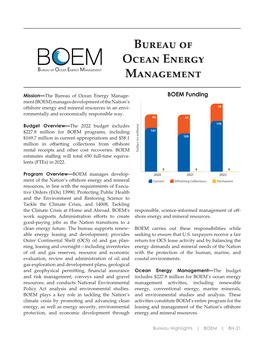 Bureau of Ocean Energy Management