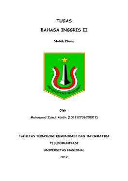 Tugas Bahasa Inggris Ii