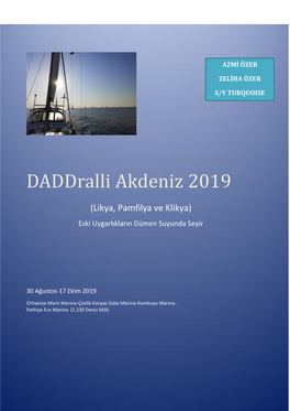 Daddralli Akdeniz 2019