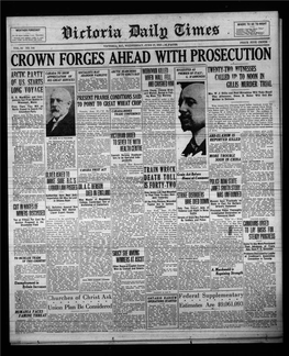 Crown Forges Ahead with Prosecution 