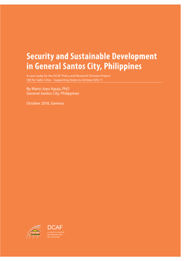 Security and Sustainable Development in General Santos