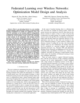 Federated Learning Over Wireless Networks: Optimization Model Design and Analysis