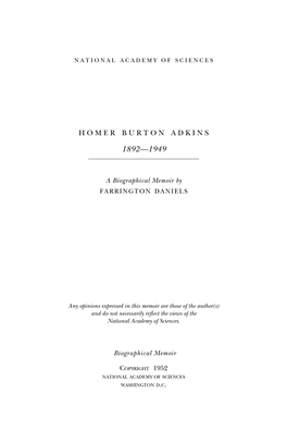 Homer Burton Adkins