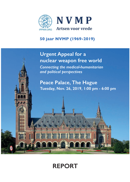 REPORT Speakers in Front of the Peace Palace