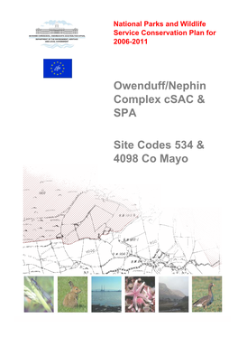 Owenduff/Nephin Complex Csac & SPA Site Codes 534 & 4098 Co Mayo