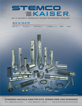 Steering Knuckle King Pin Kits, Spring Pins and Bushings