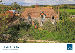 LOWER FARM Ramsdean, Petersfield GU32 1RU RURAL CONSULTANCY | SALES | LETTINGS | DESIGN & PLANNING Lot 3 LOWER FARM Ramsdean, Petersfield GU32 1RU