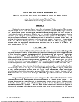 Infrared Spectrum of the Silicon Hydride Cation Sih7+