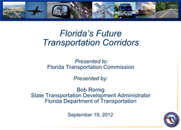 Florida's Future Transportation Corridors