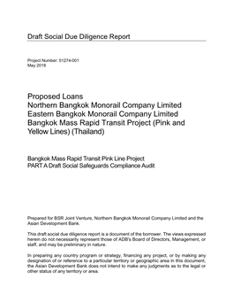 Bangkok Mass Rapid Transit Project (Pink Line)